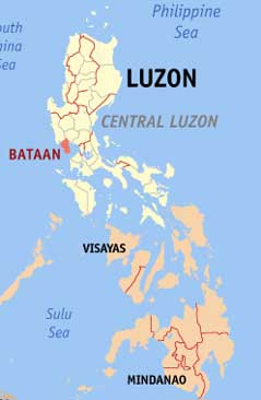 Bataan Map