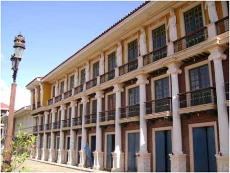 Philippines Bataan A reproduction of an Escolta building at Ciudad Acuzar