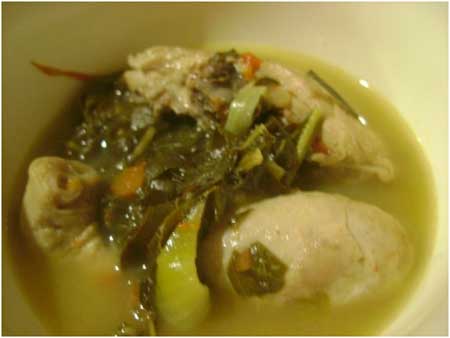 Philippines Bataan Sinigang na Manok sa Ayo