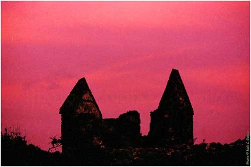 Philippines batanes Ruins of Sungsung 