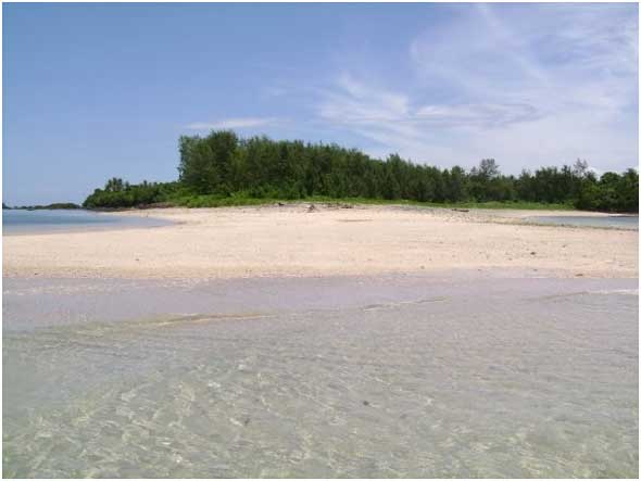 Philippines camarines norte Malasugui Island