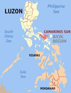 Camarines Sur Map