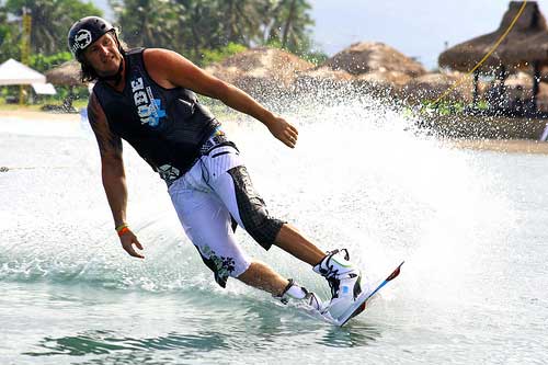 Philippines Wakeboarding at CamSur Watersports Complex, Pili, Camarines Sur