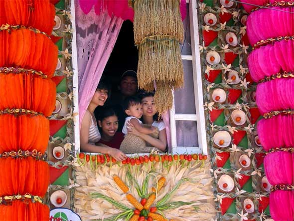 Family Event Pahiyas Festival Philippines Lucban