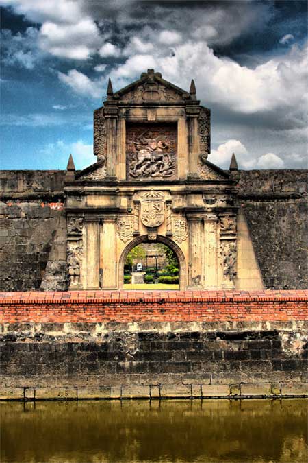Philippines Gate of Fort Santiago Manila