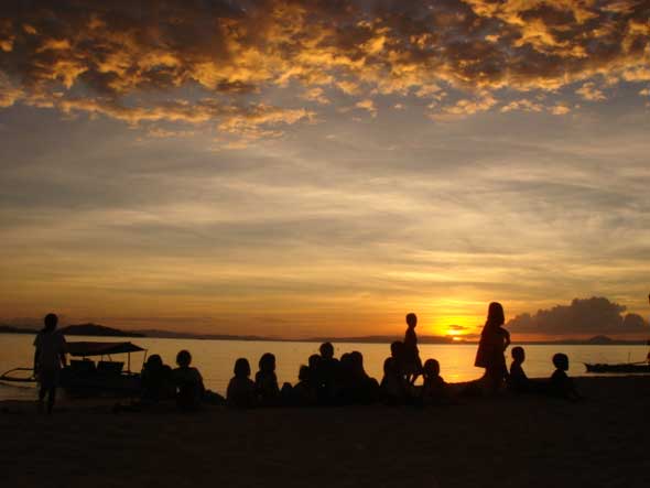 Philippines Siargao Island Sunset