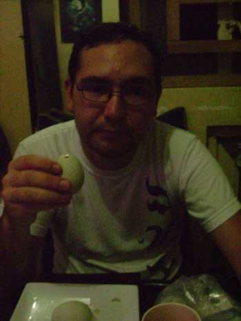 Philippines Street Food Eating Balut