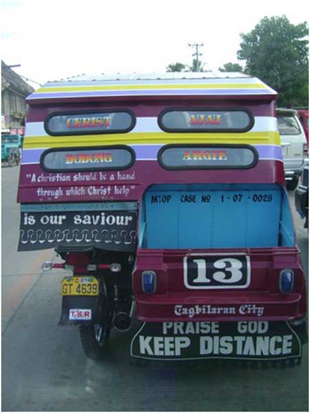 Philippines Transport A tricycle in Tabilaran, Bohol