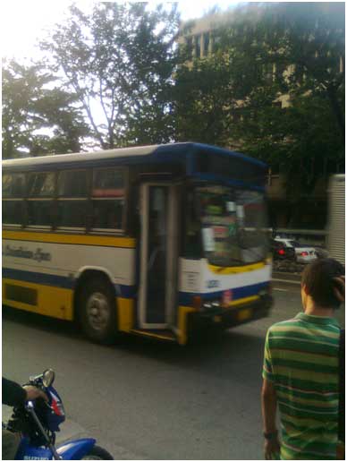 Philippines Transport A standard Manila bus