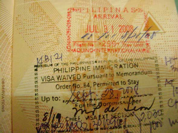 Philippine Tourist VISA